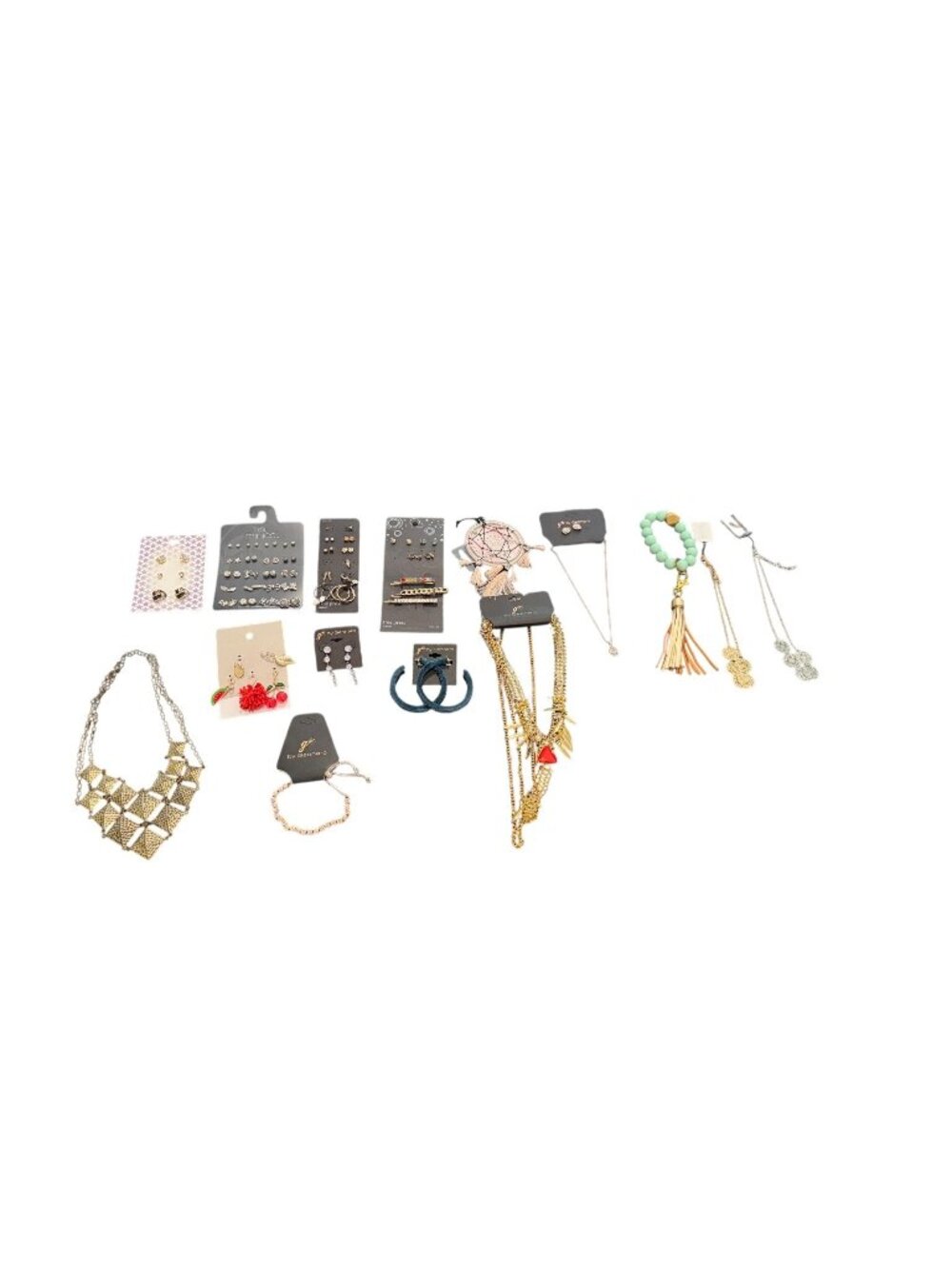 New Jewelry lot- Nordstrom and boutique items 15 items-earrings, necklace, etc.